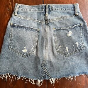 AGOLDE Denim Skirt- Size 23, Button Up